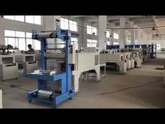 Semi Automatic Film Shrink Packing Sleeve Shrink Wrapping Packaging Machine With Shrink Tunnel