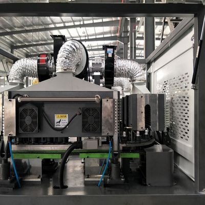 White 49kw Automatic Pet Blowing Machine 9000BPH Pet Bottling Line